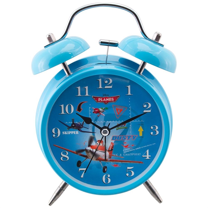 Disney Planes Alarmlı ve Işıklı Masa Saati