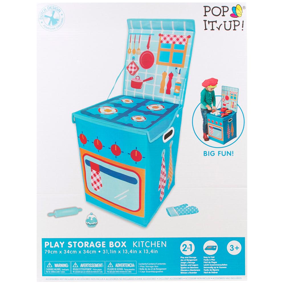 Pop İt Up Mutfak Oyuncak Saklama Kutusu