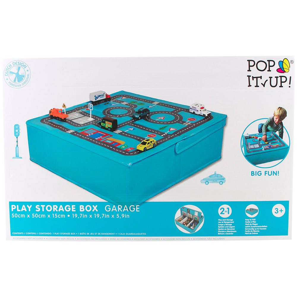 Pop İt Up Garaj Seti Oyuncak Saklama Kutusu