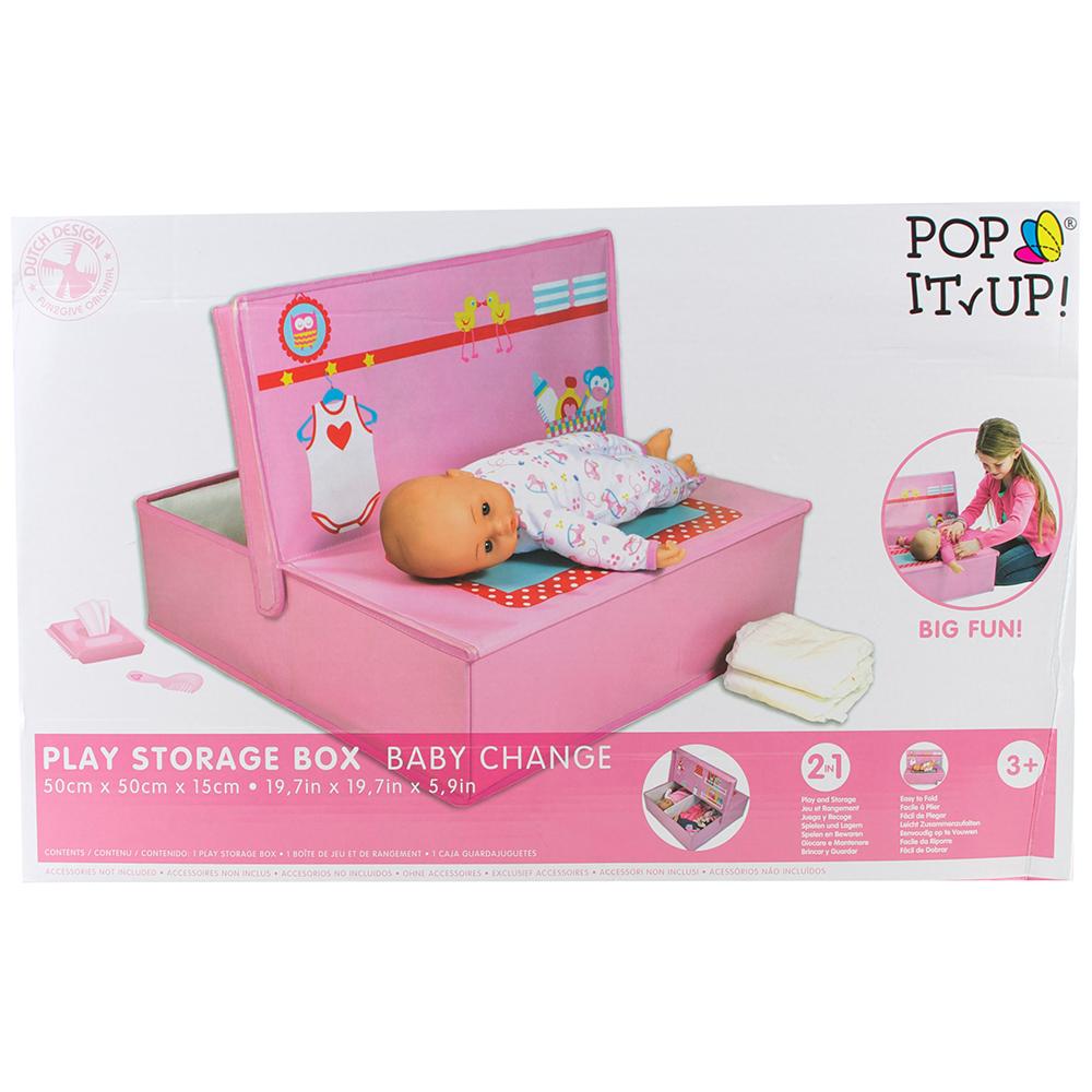 Pop İt Up Bebek Oyun Seti Oyuncak Saklama Kutusu
