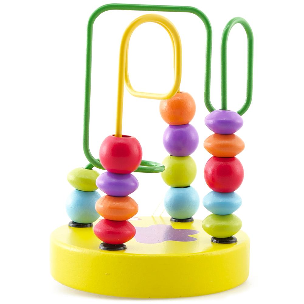 Ahsap El Becerisi Mama Sandalyesi Oyuncagi Sari