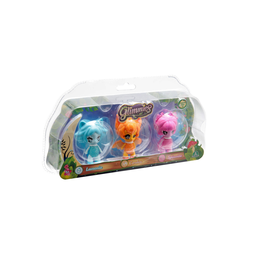 Glimmies Lavoonia Cerulea Spinosita Üçlü Figür Oyuncak