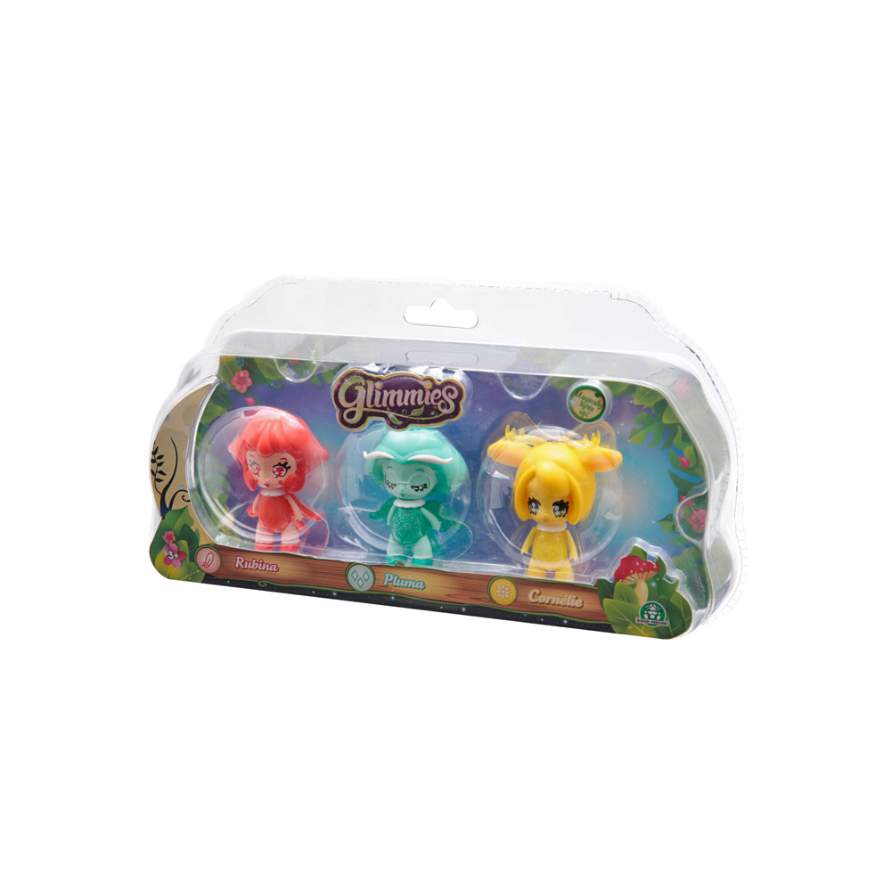 Glimmies Rubina Pluma Cornelie Üçlü Figür Oyuncak