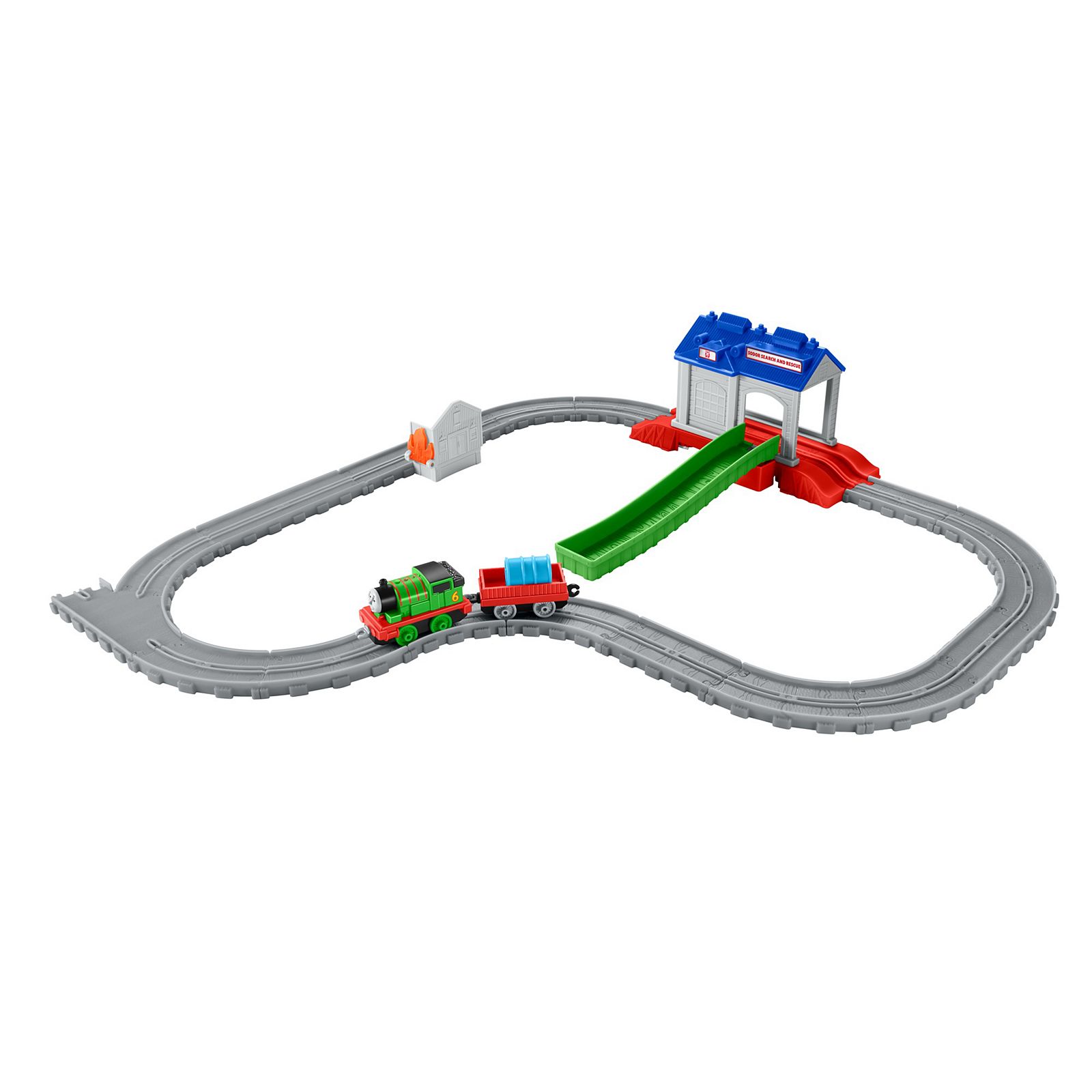 Thomas & Friends Adventures Percy Kurtarma Merkezi Oyun Seti