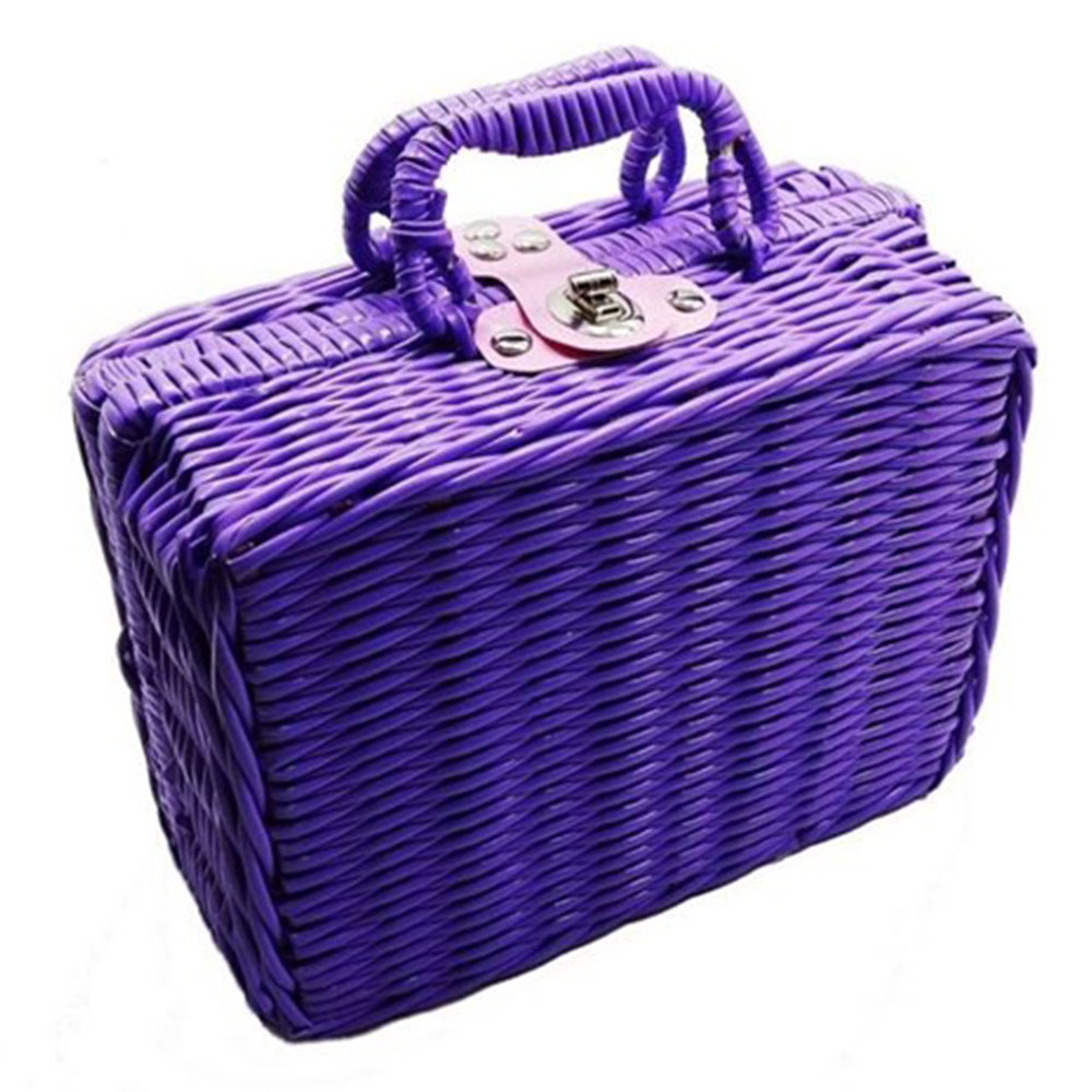 Hello Kitty Porselen Çay Seti 13 Parça Mor Çantalı