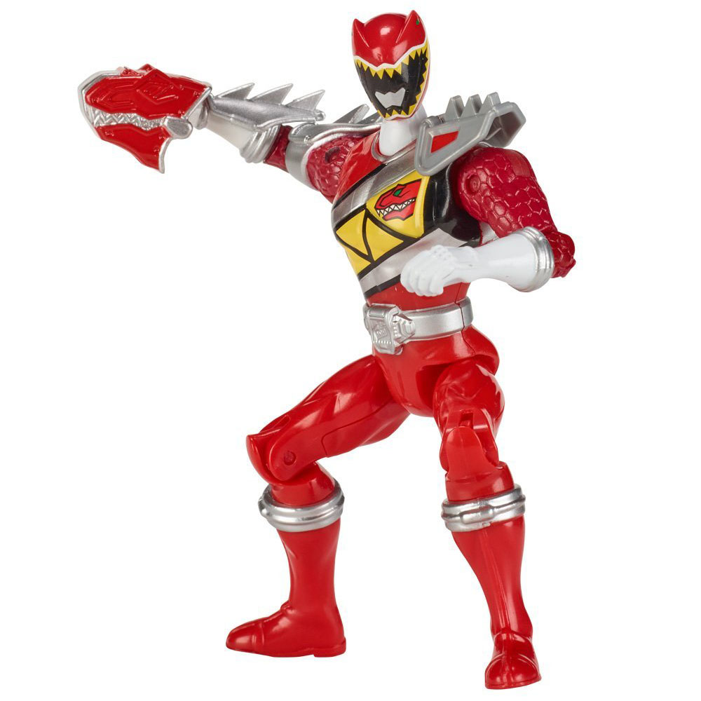 Power Rangers Dino Super Charge Dino Red Ranger Aksiyon Figürü 12