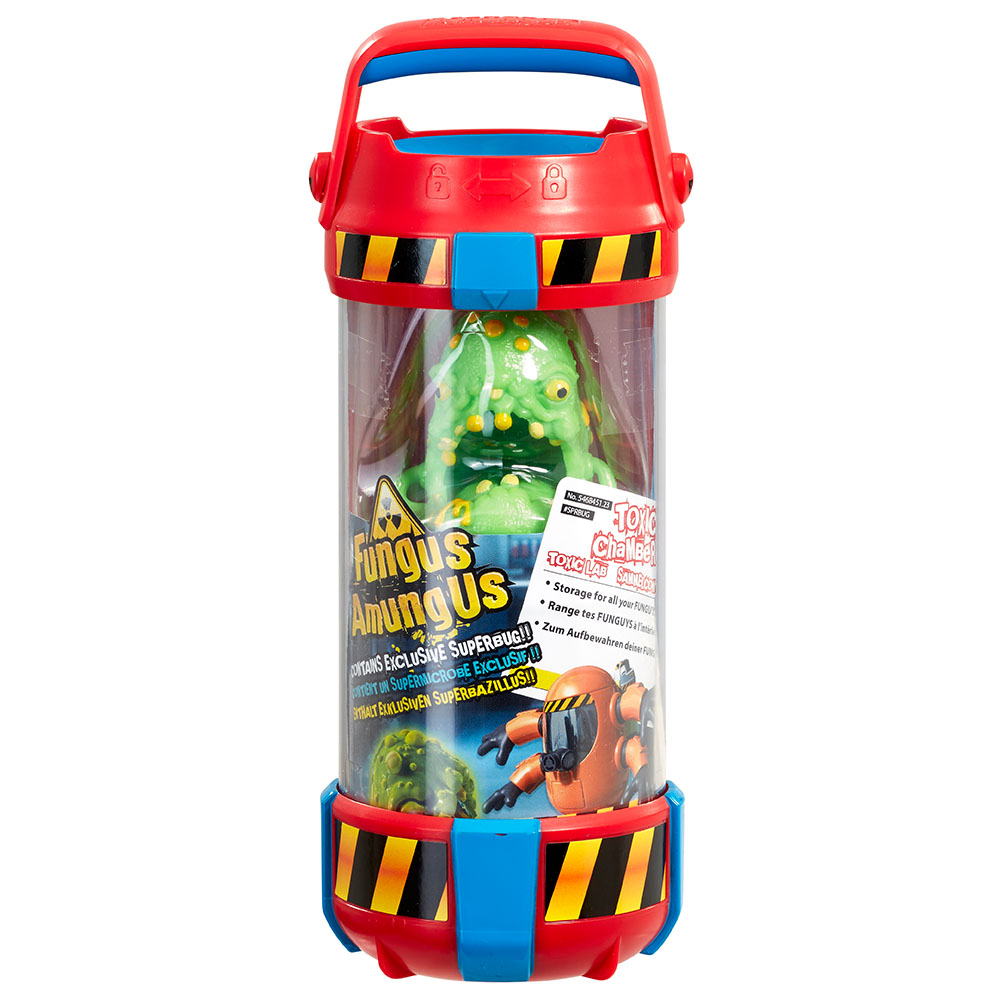 Fungus Amungus Kırmızı Toxic Taşıma Kabı Ve Yeşil Figür