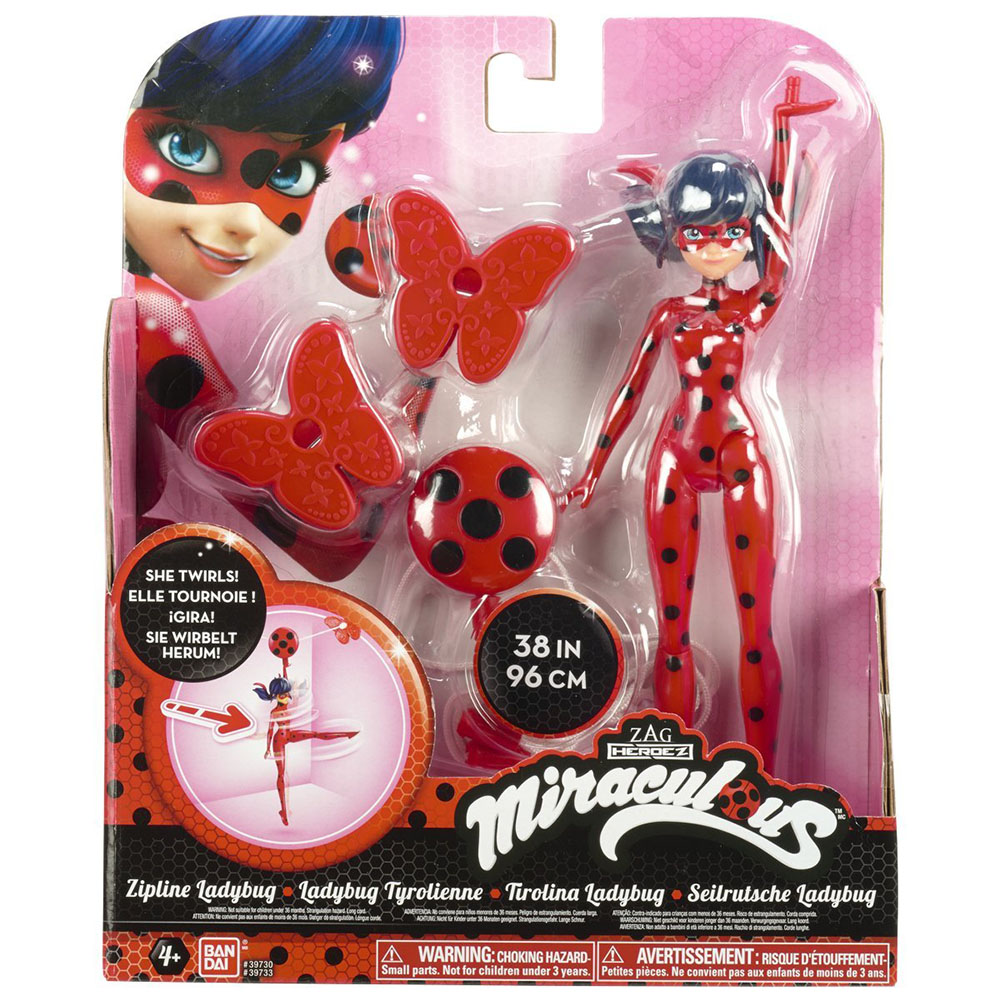 Zag Heroez Miraculous Uğur Böceği Zipline Ladybug