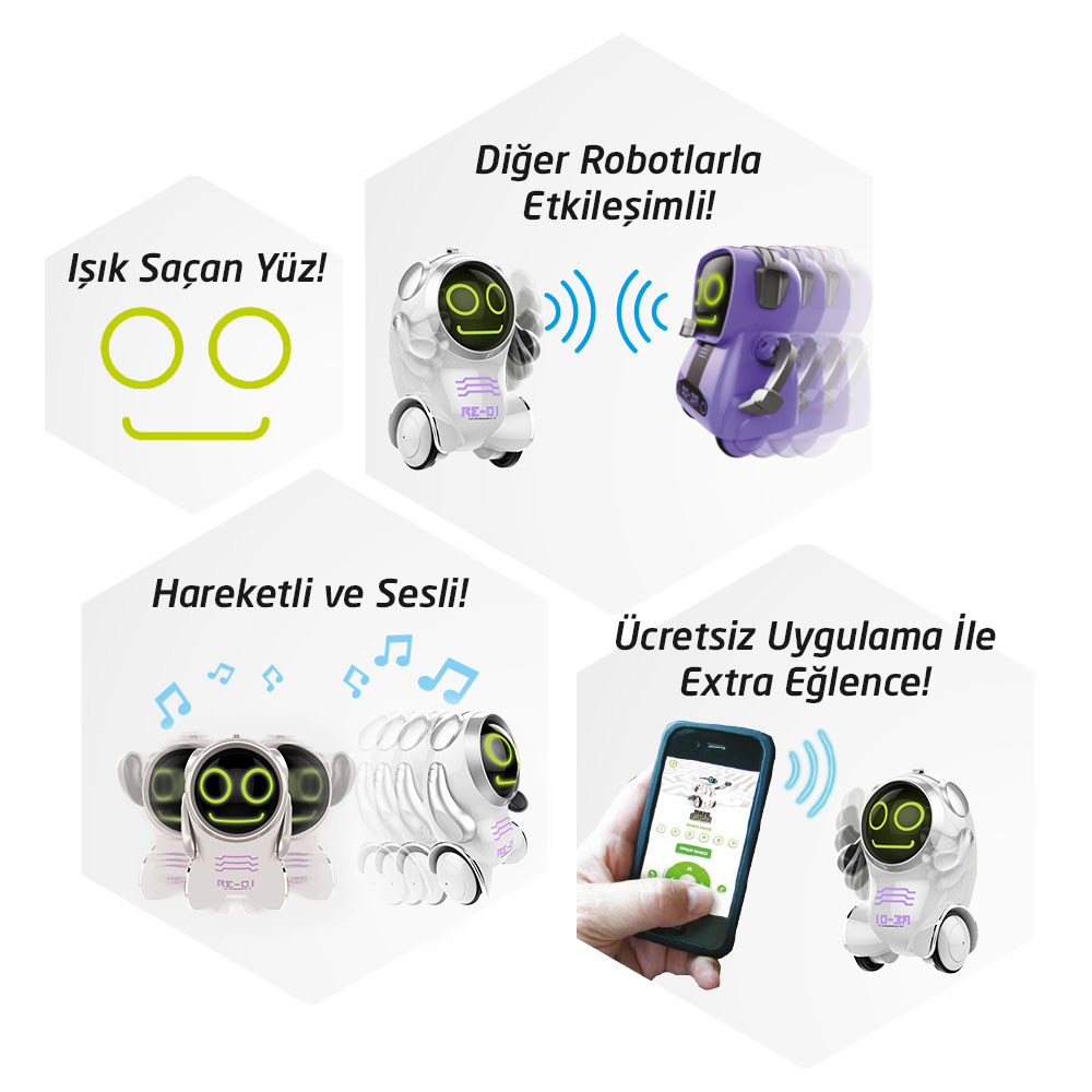 Silverlit Pokibot Robot Beyaz