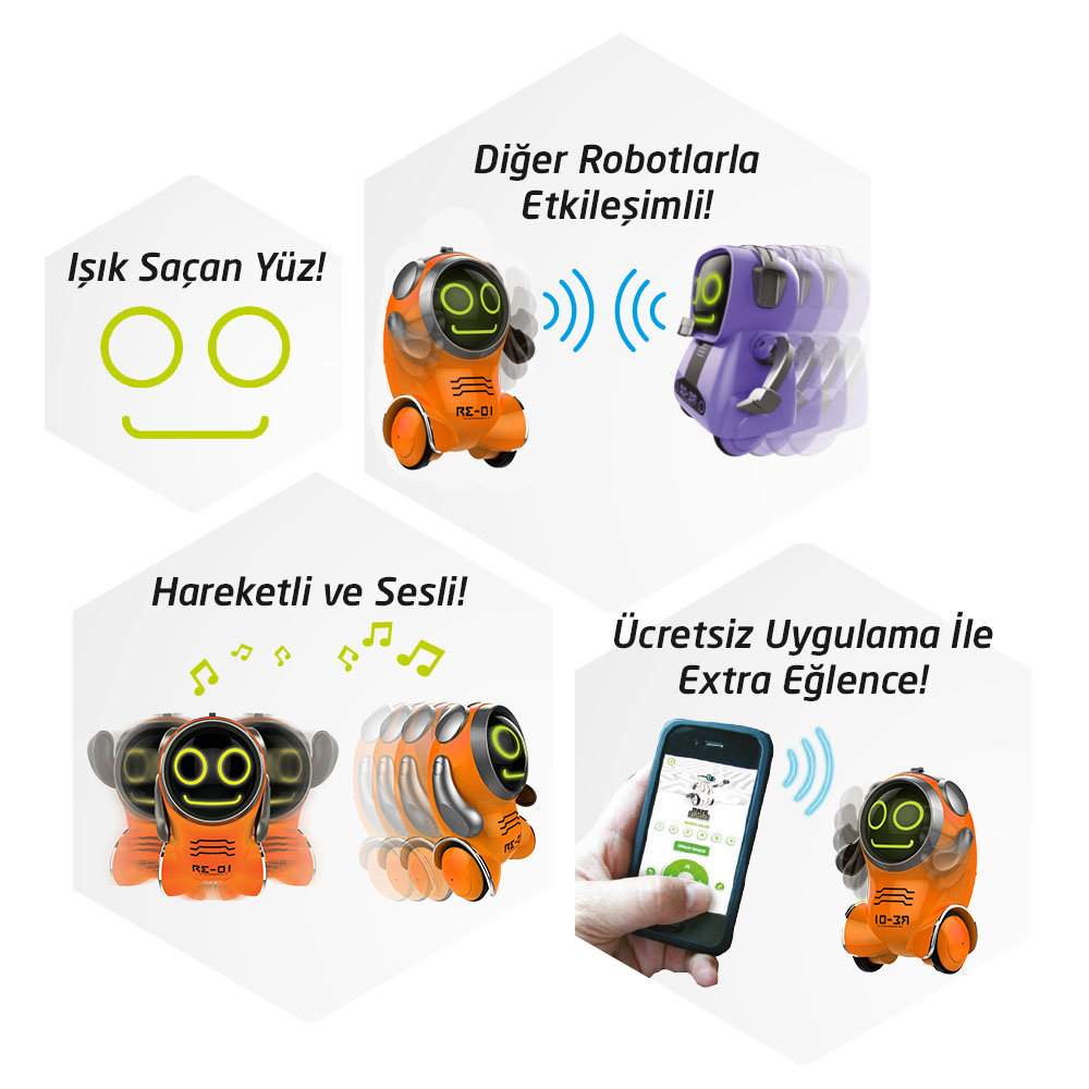 Silverlit Pokibot Robot Turuncu