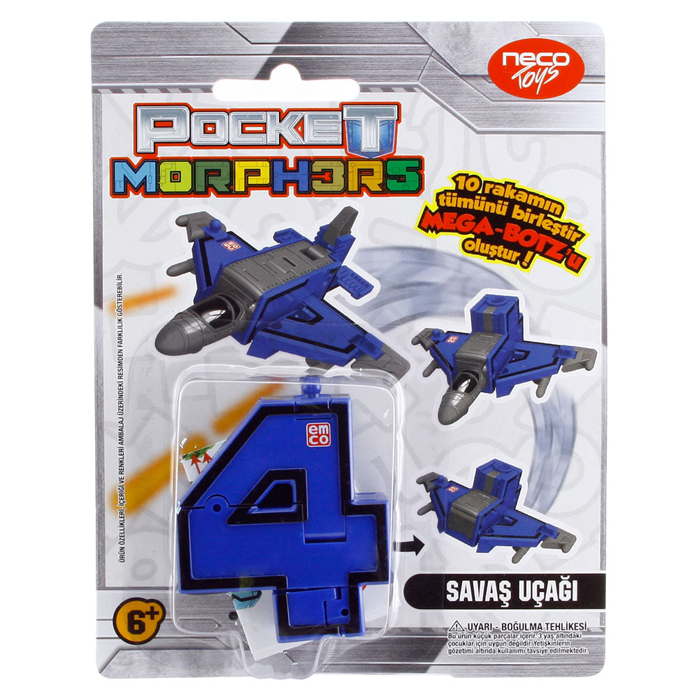 Pocket Morphers Dönüşebilen Numaralar Savaş Uçağı