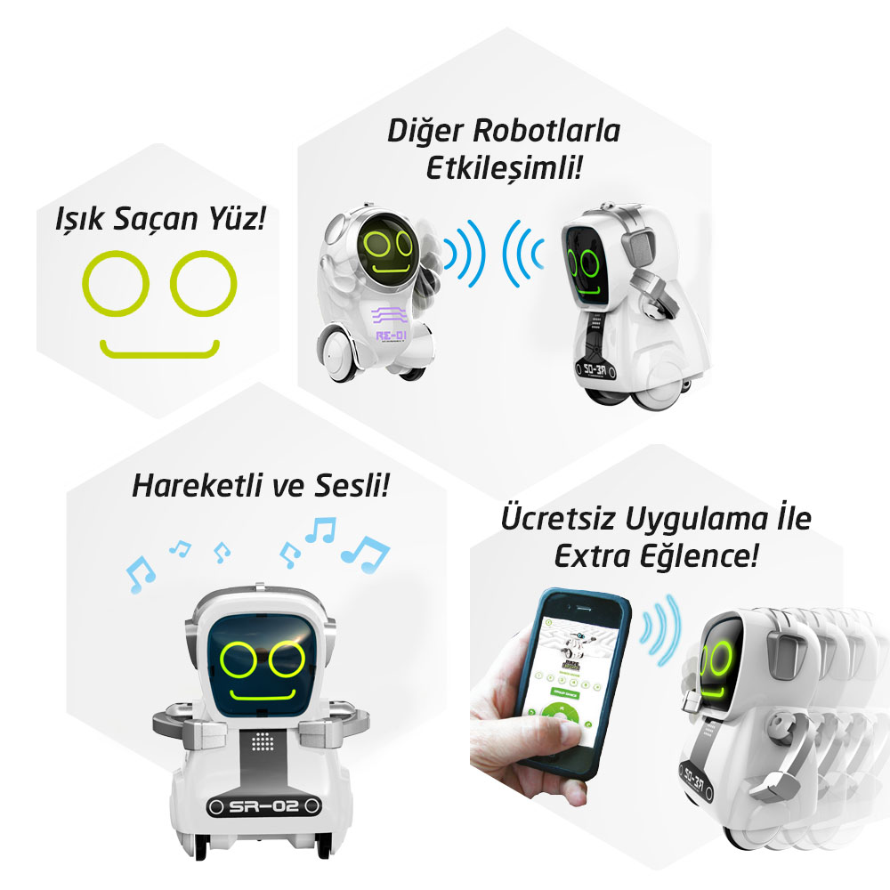 Silverlit Pokibot Robot Beyaz