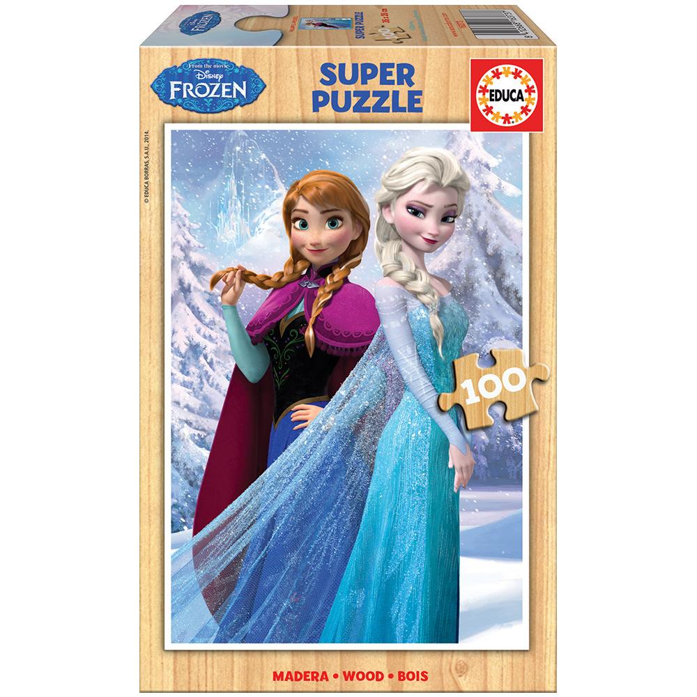 Educa Çocuk Puzzle Ahşap 100 Frozen