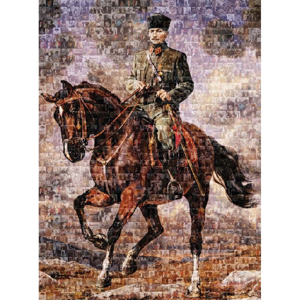 Art Puzzle 1000 Parça Gazi Mustafa Kemal Atatürk - Sakarya