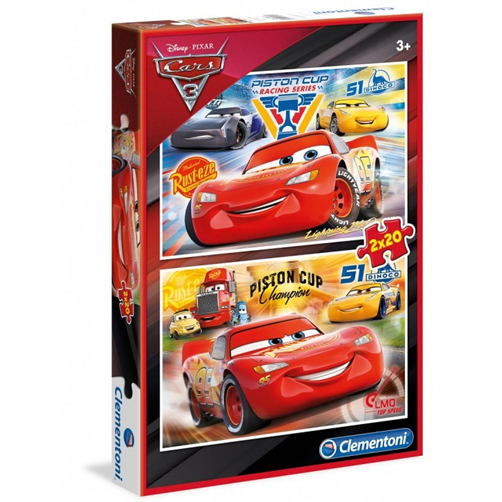 Clementoni Disney Cars 3 Piston Cup 2x20 Parça Çocuk Puzzle