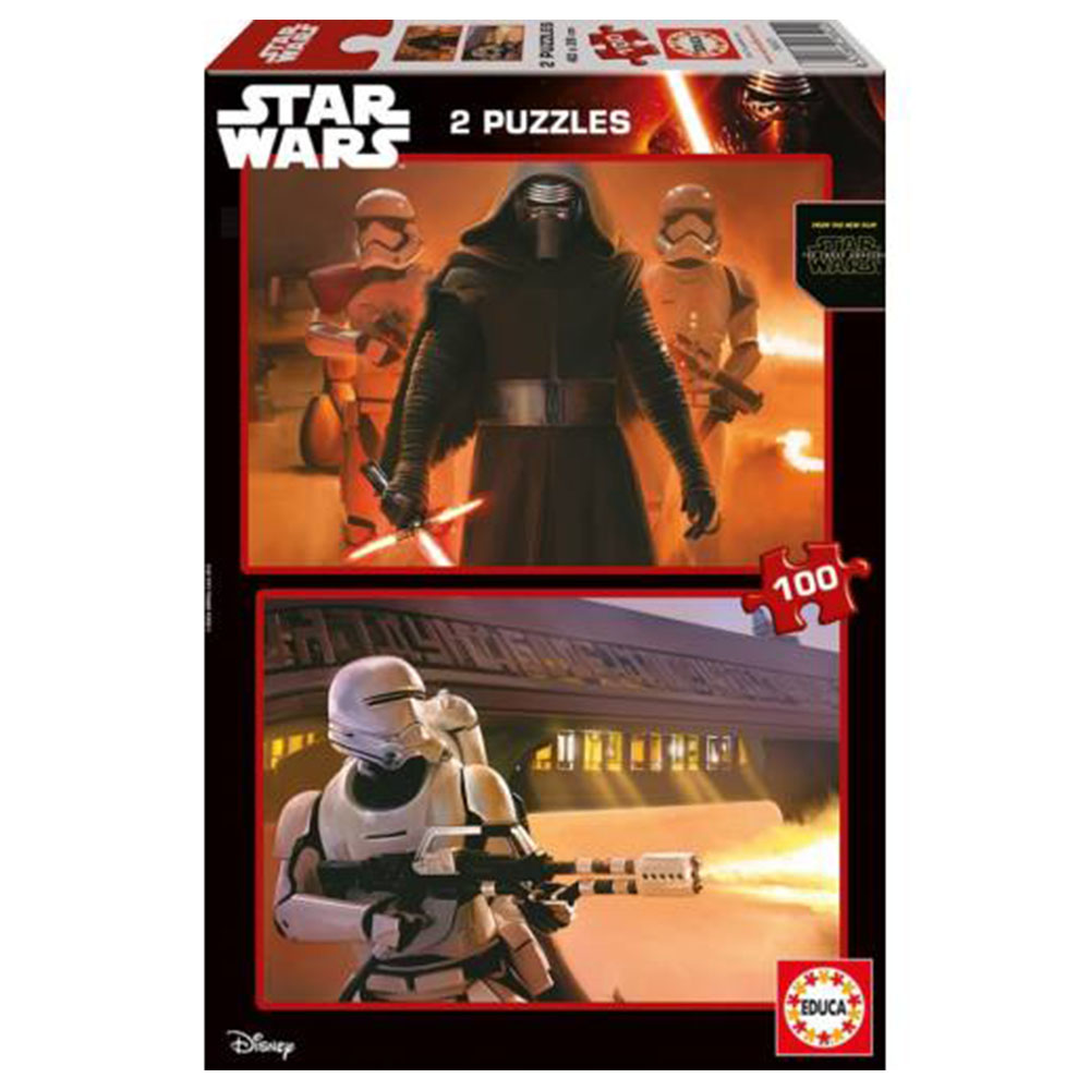 Çocuk Puzzle Karton 2X100 Ep.VII Star Wars