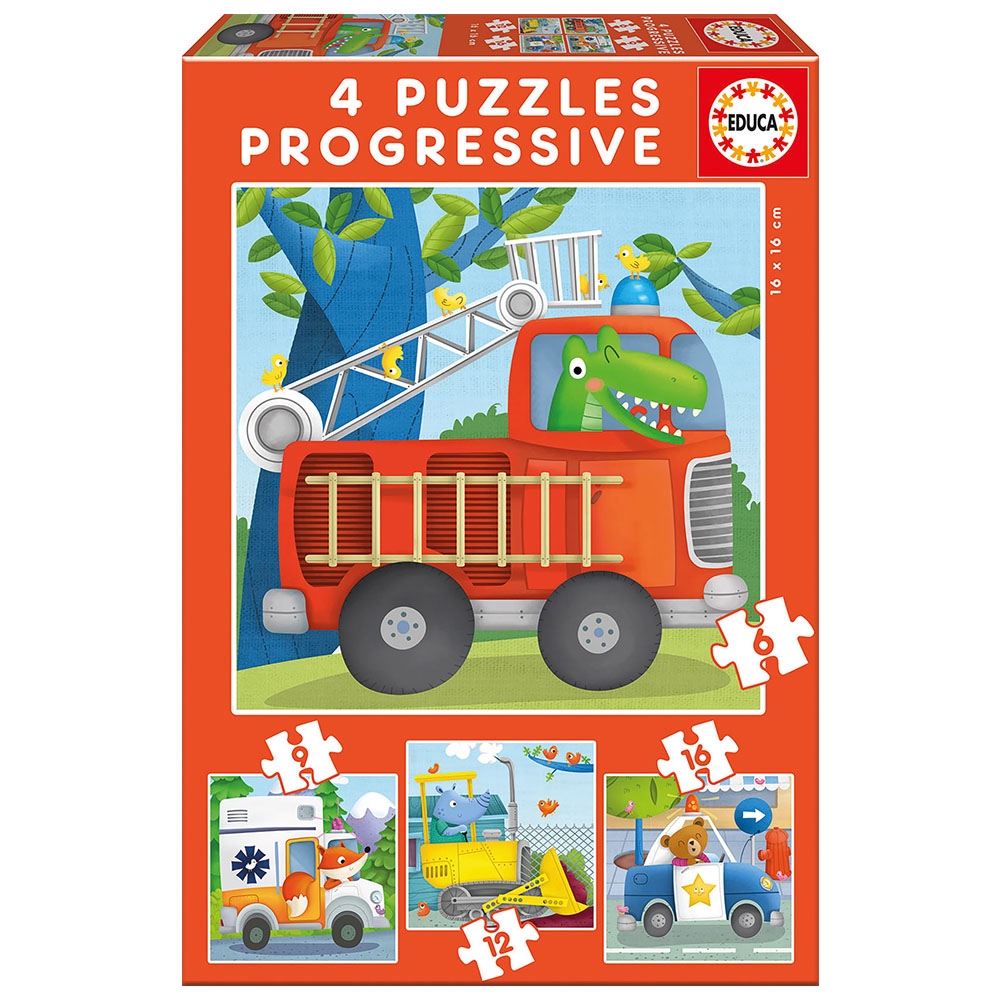 Çocuk Puzzle Karton 6-9-12-16 Rescue Patrol