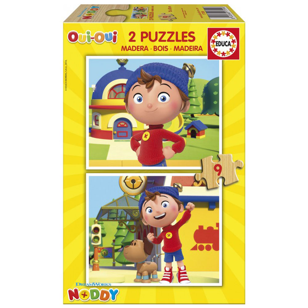 Educa Ahşap Çocuk Puzzle 2X9 Noddy