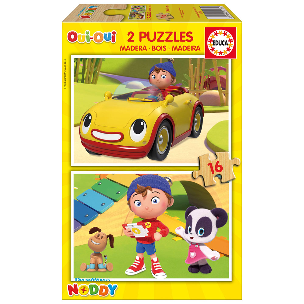 Educa Ahşap Çocuk Puzzle 2X16 Noddy