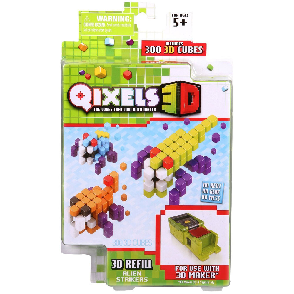 Qixels Alien Strikers 3D Yedek Paket