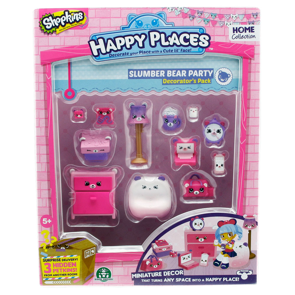 Cicibiciler Happy Places Slumber Bear Party Dekorasyon Paketi