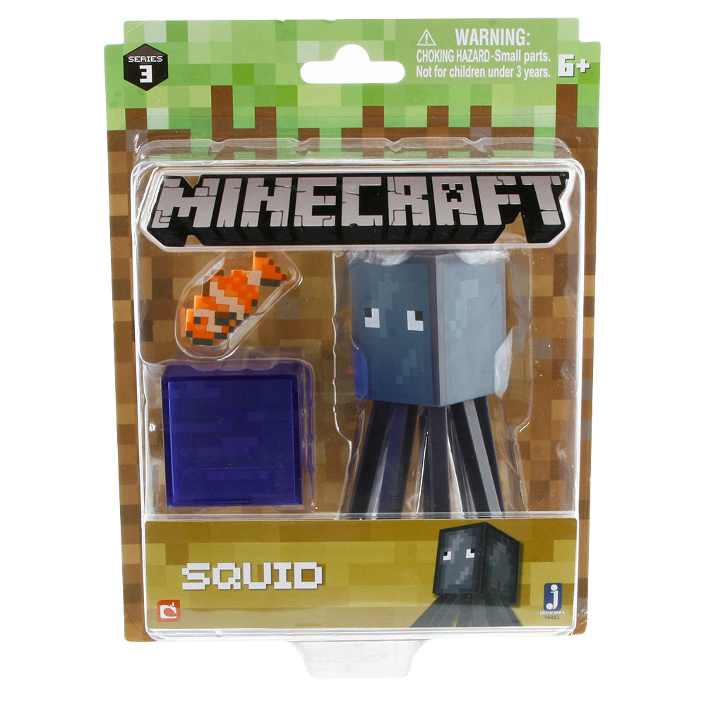 Minecraft Squid Figür Oyuncak 7 cm
