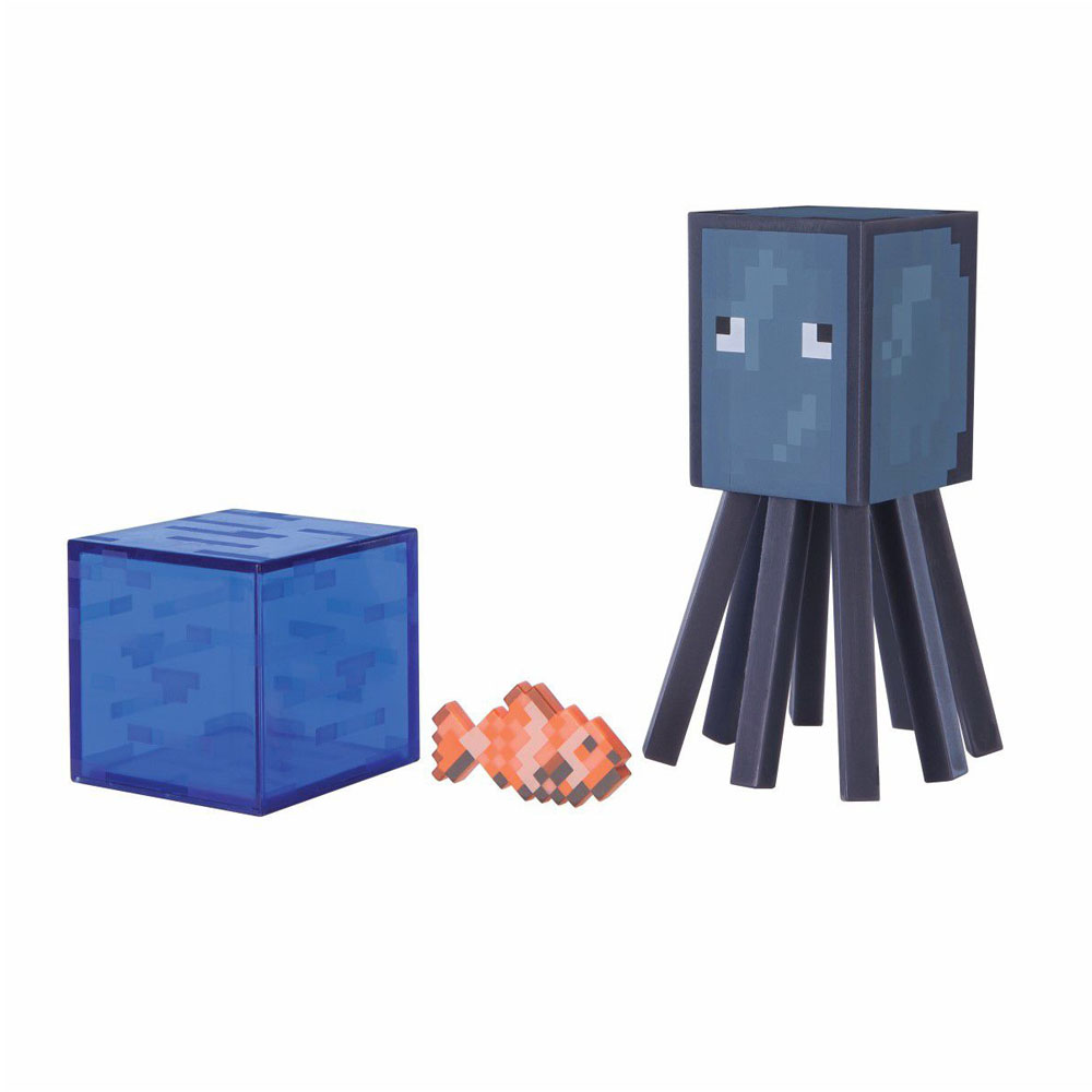 Minecraft Squid Figür Oyuncak 7 cm