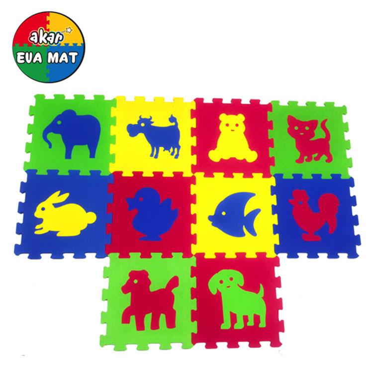 Akar Eva Puzzle Oyun Karosu 33X33cm 7Mm Hayvanlar