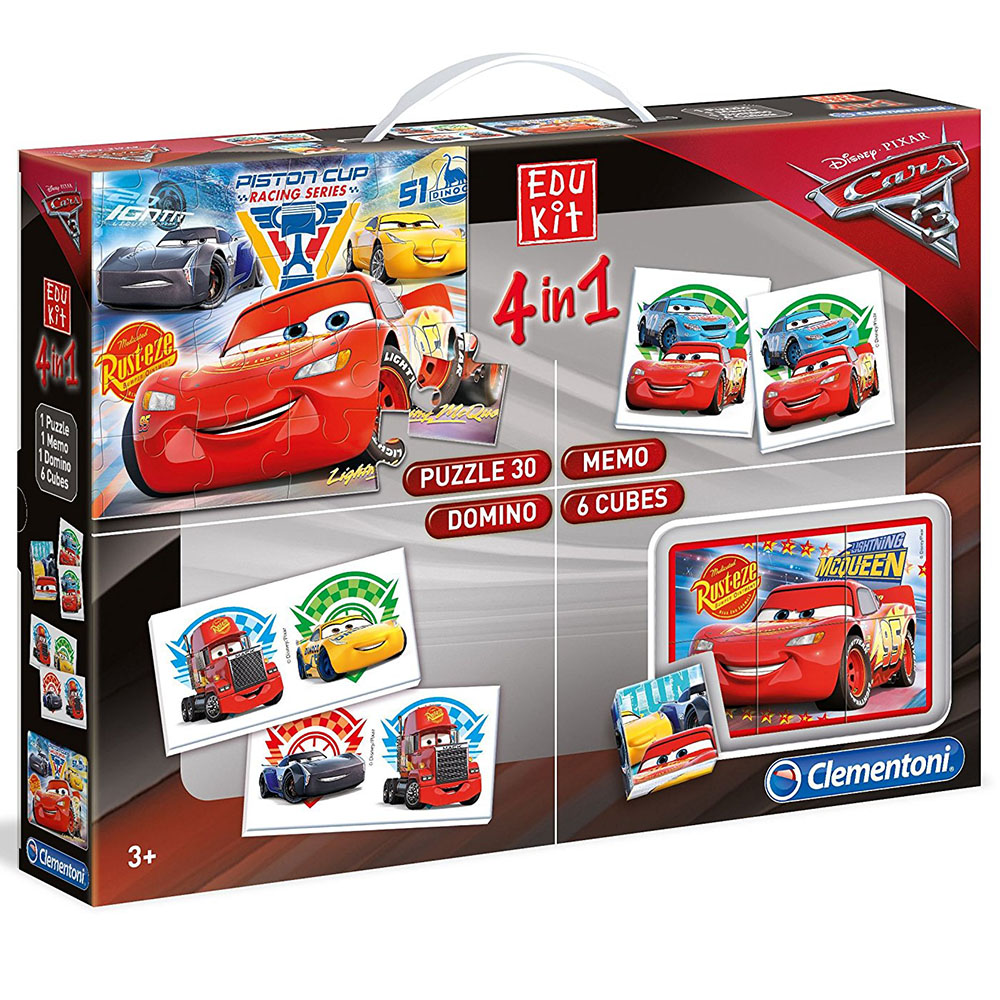 Edukit Eğitim Seti 4 in 1 Cars 3