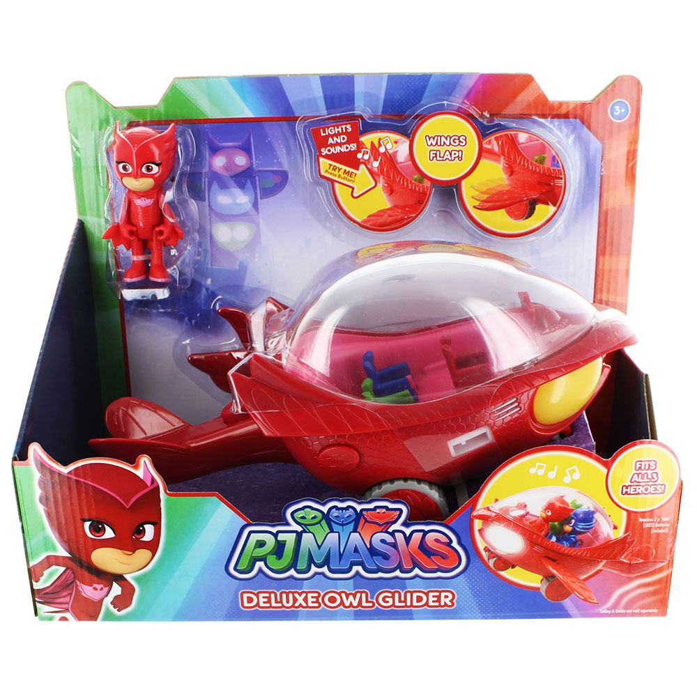 PJ Maskeliler Owlette Delüks Figür ve Araç Set