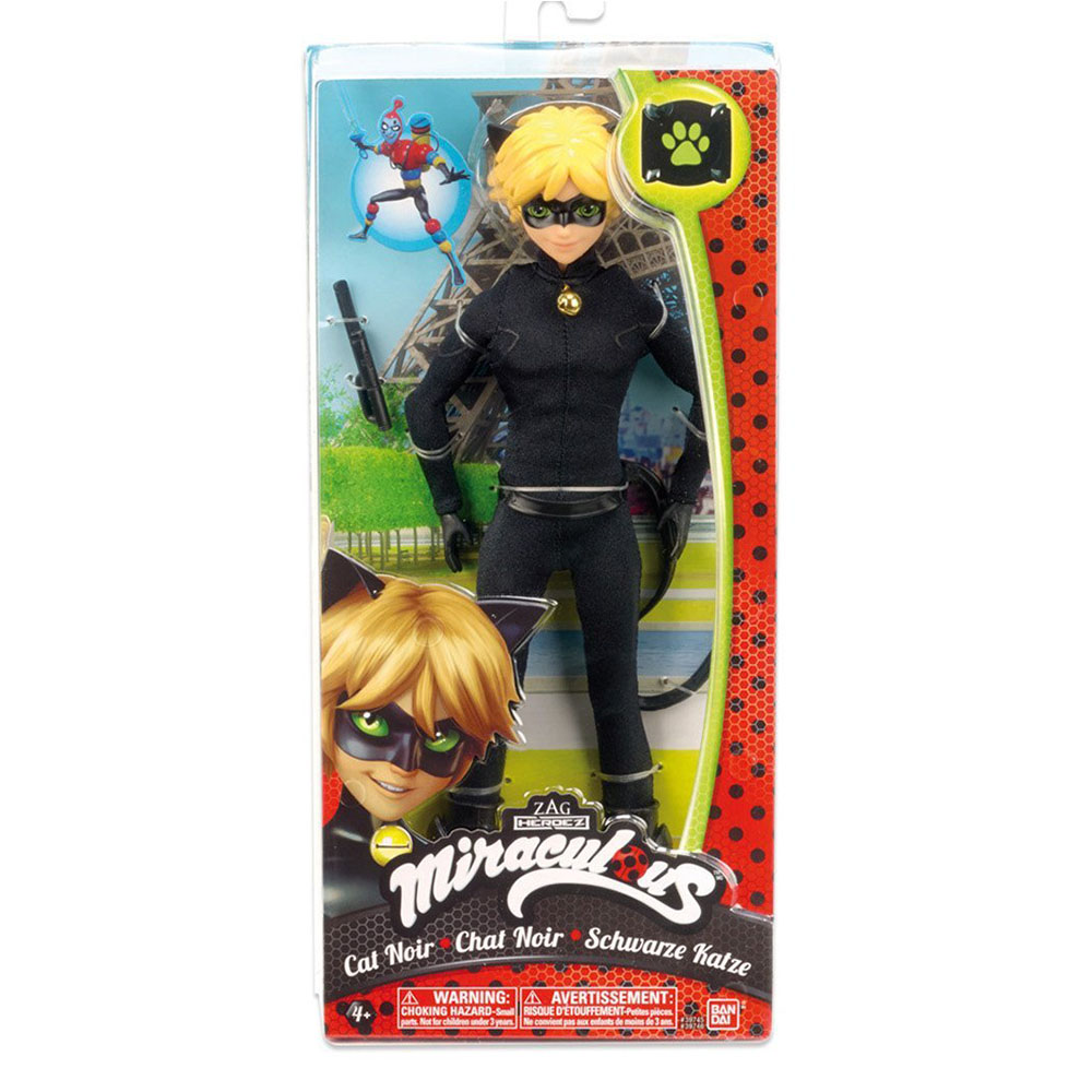Zag Heroez Miraculous Uğur Böceği Cat Noir Figür Oyuncak 28 cm