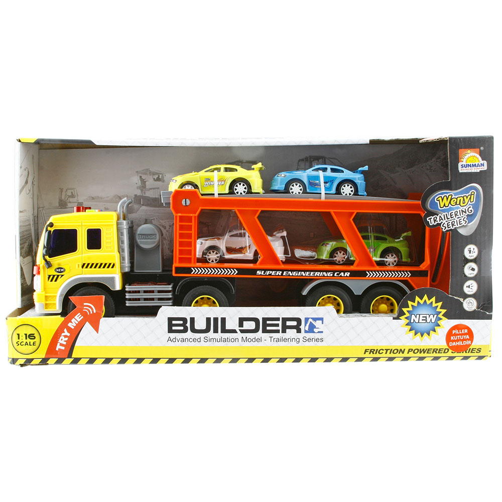 Sunman Sesli ve Işıklı Araç Taşıyıcı Tır