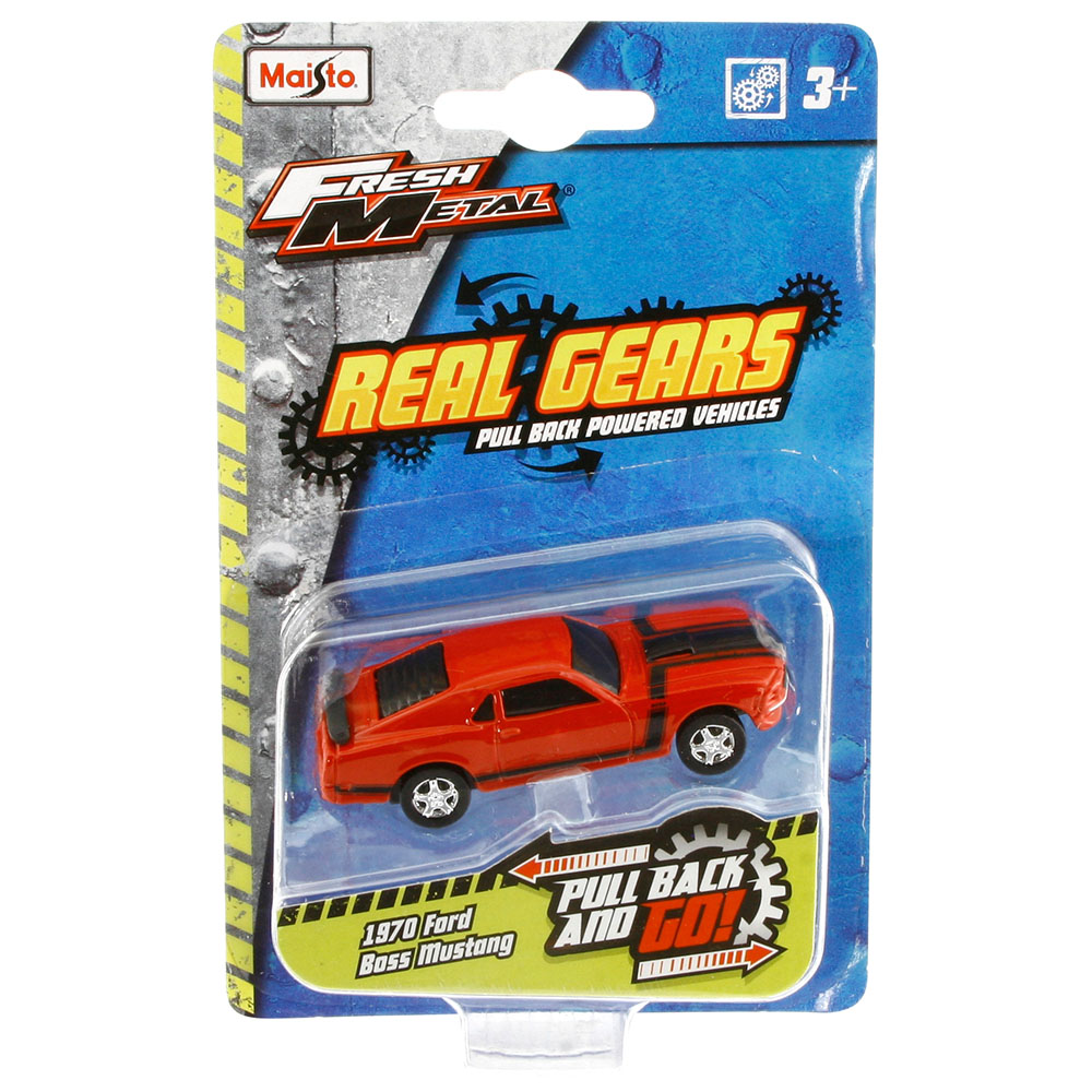 Maisto Fresh Metal 1970 Ford Mustang 7,5 cm Çek Bırak Oyuncak Ara