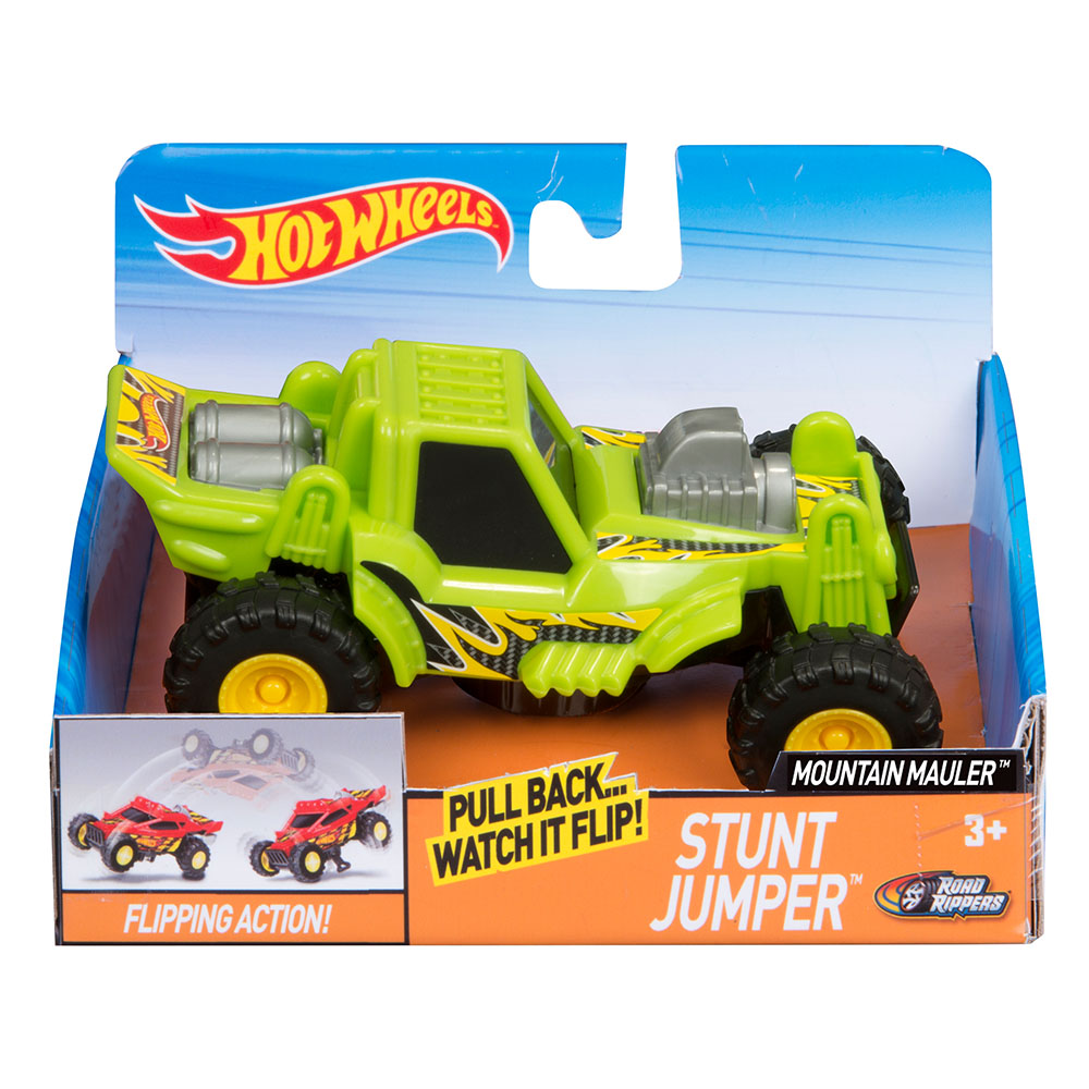 Hot Wheels Stunt Jumper Mountain Mauler Çek Bırak Araba