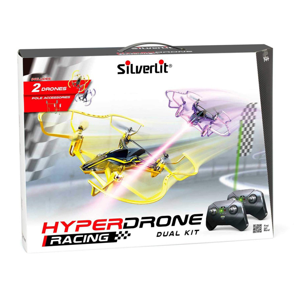 Silverlit HyperDrone Yarış Büyük Kit 2.4G - 4CH Gyro-Çift Drone