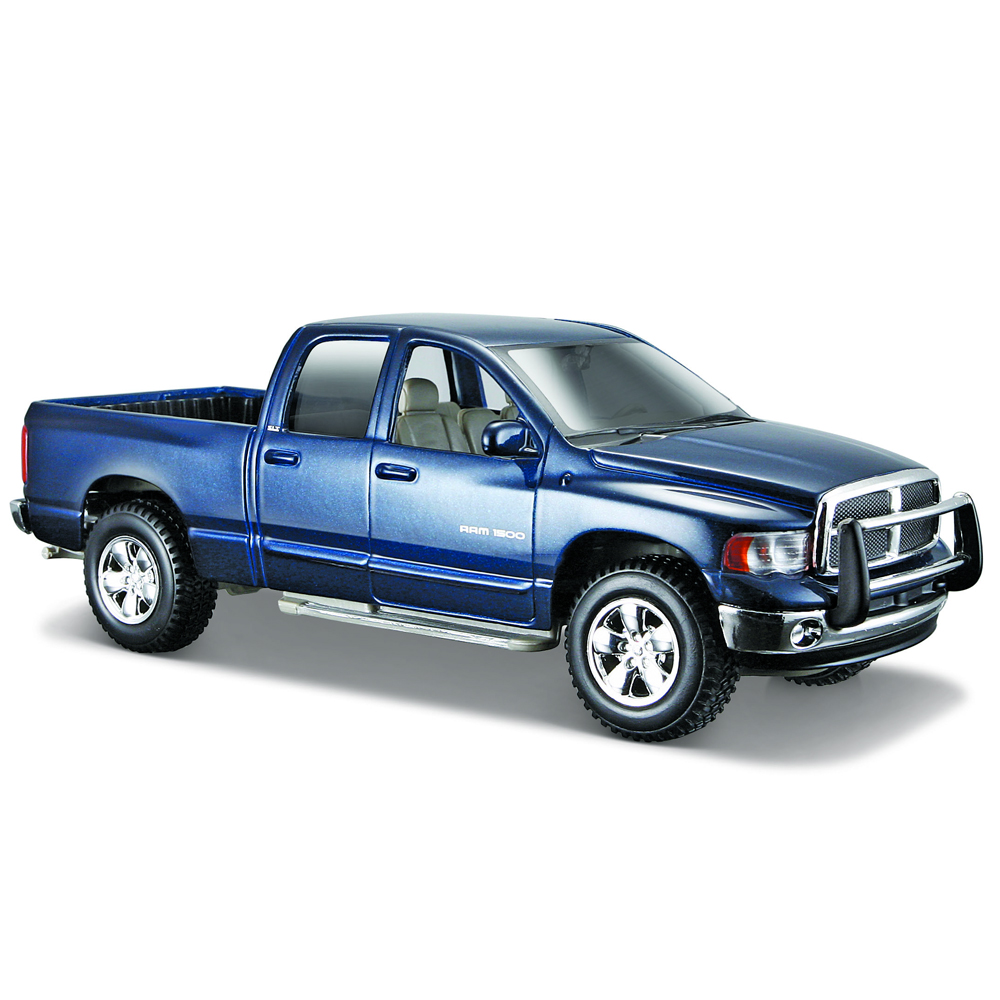 Maisto 2002 Dodge Ram Quad Cab 1:24 Model Araba S/E Lacivert