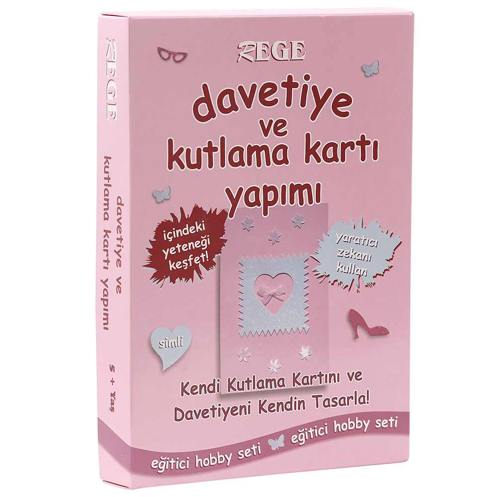 Rege Davetiye ve Kutlama Kartı Yapımı