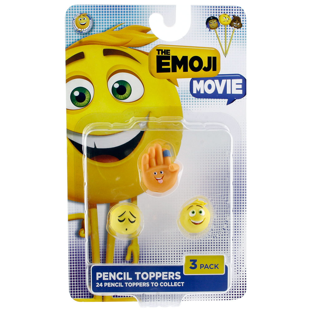 Emoji Movie 3'lü Kalem Süsü Model 3