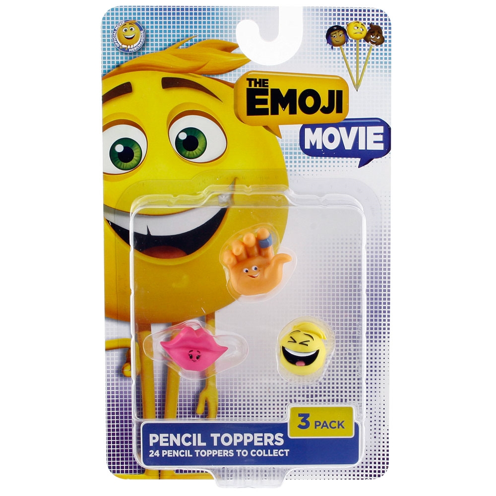 Emoji Movie 3'lü Kalem Süsü Model 4