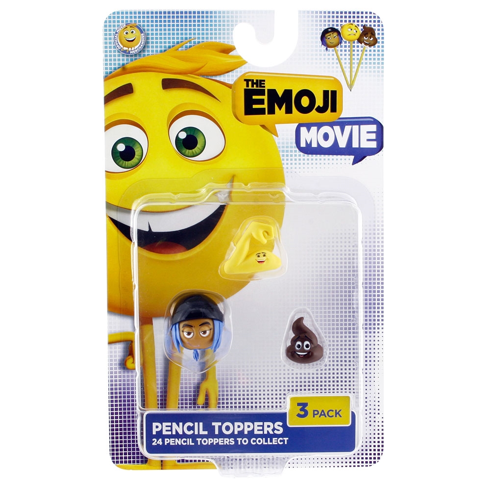 Emoji Movie 3'lü Kalem Süsü Model 5