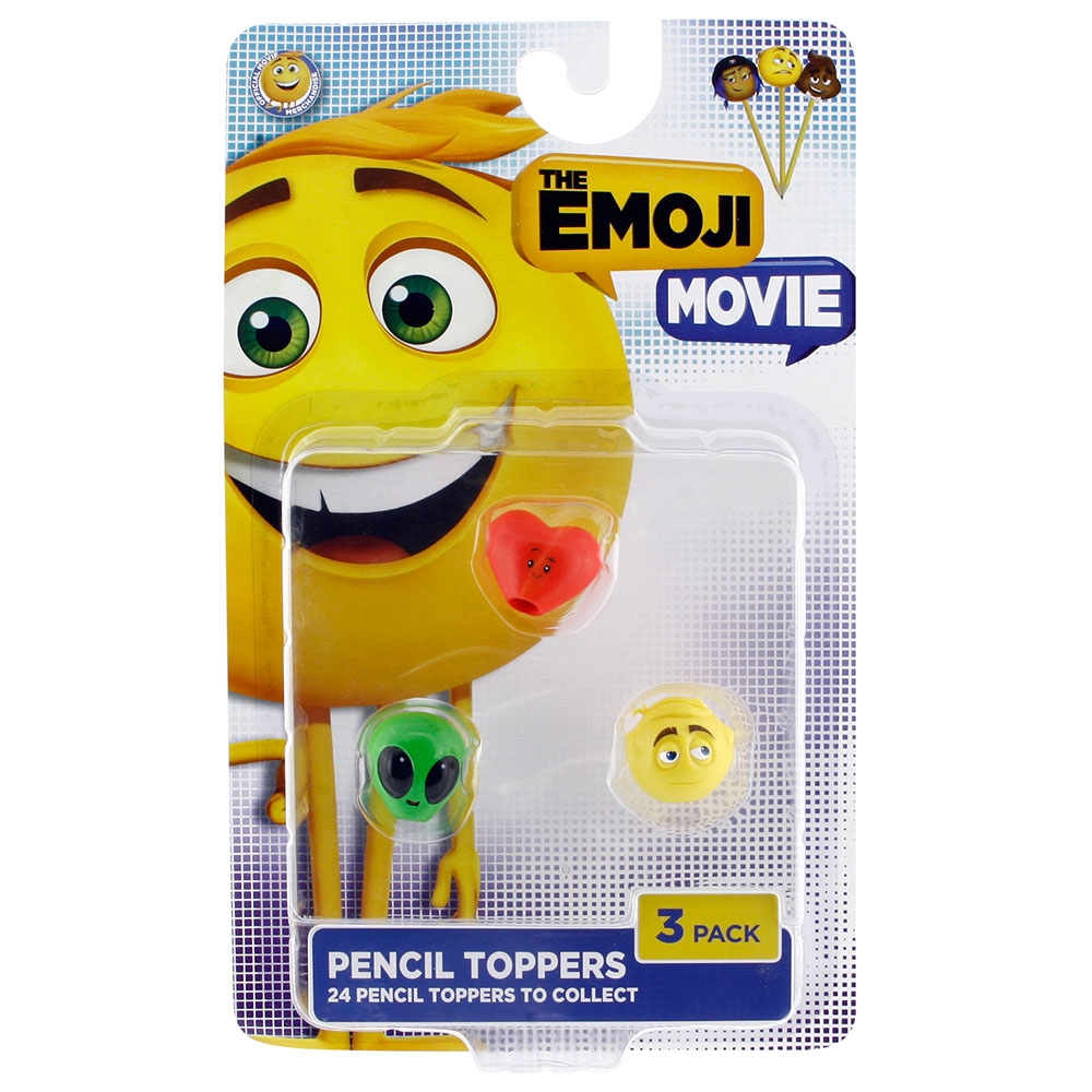Emoji Movie 3'lü Kalem Süsü Model 6