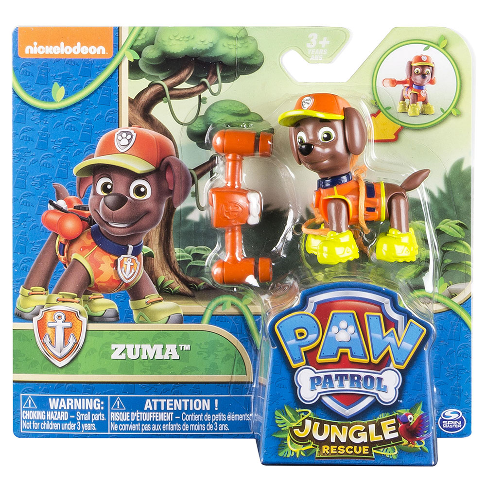 Paw Patrol Jungle Rescue Zuma Figür