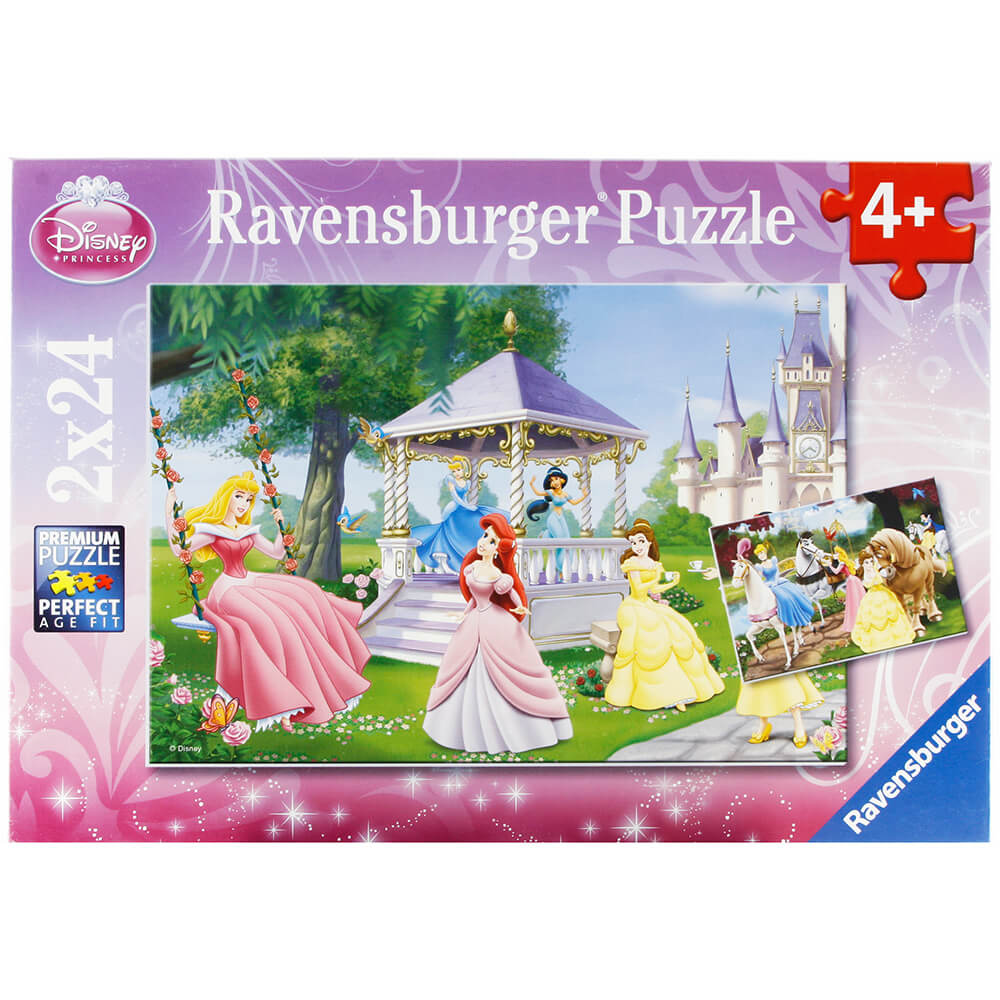 Ravensburger 2x24 Parça Çocuk Puzzle Büyülü Prensesler