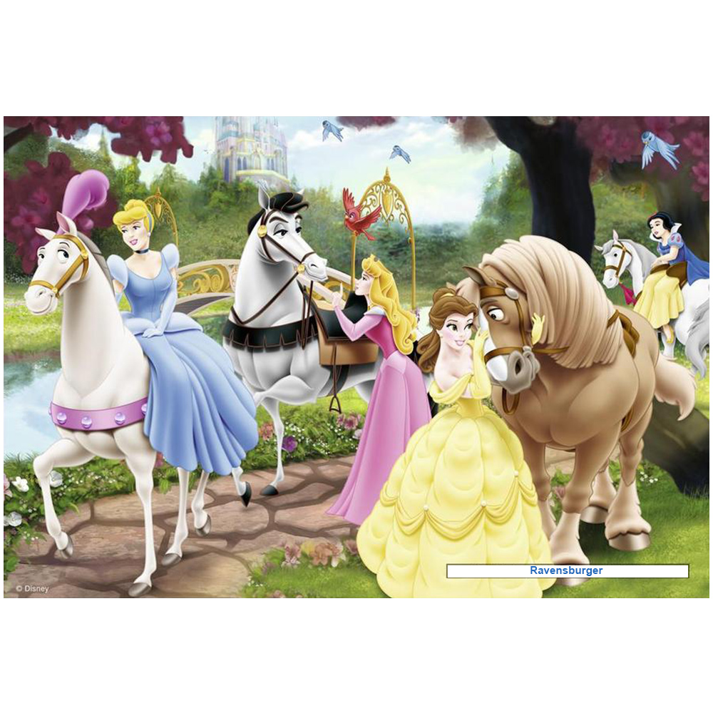 Ravensburger 2x24 Parça Çocuk Puzzle Büyülü Prensesler