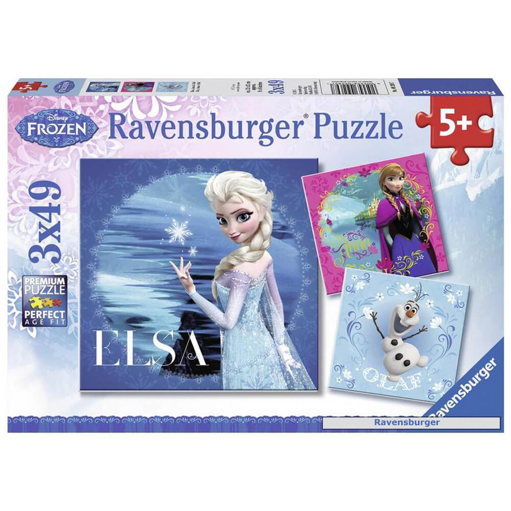 Ravensburger 3 x 49 Parça Çocuk Puzzle Frozen