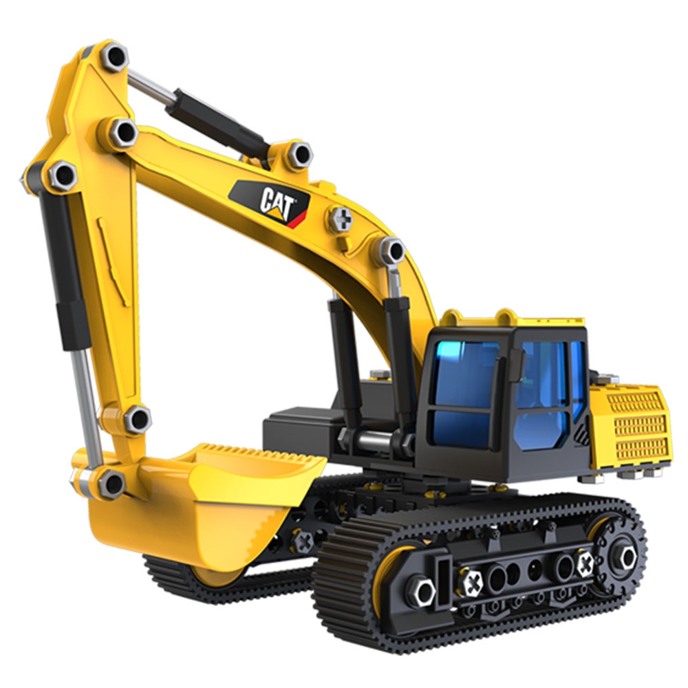 Cat Excavator İş Makinesi Sök Tak Smart Araçlar Oyun Seti