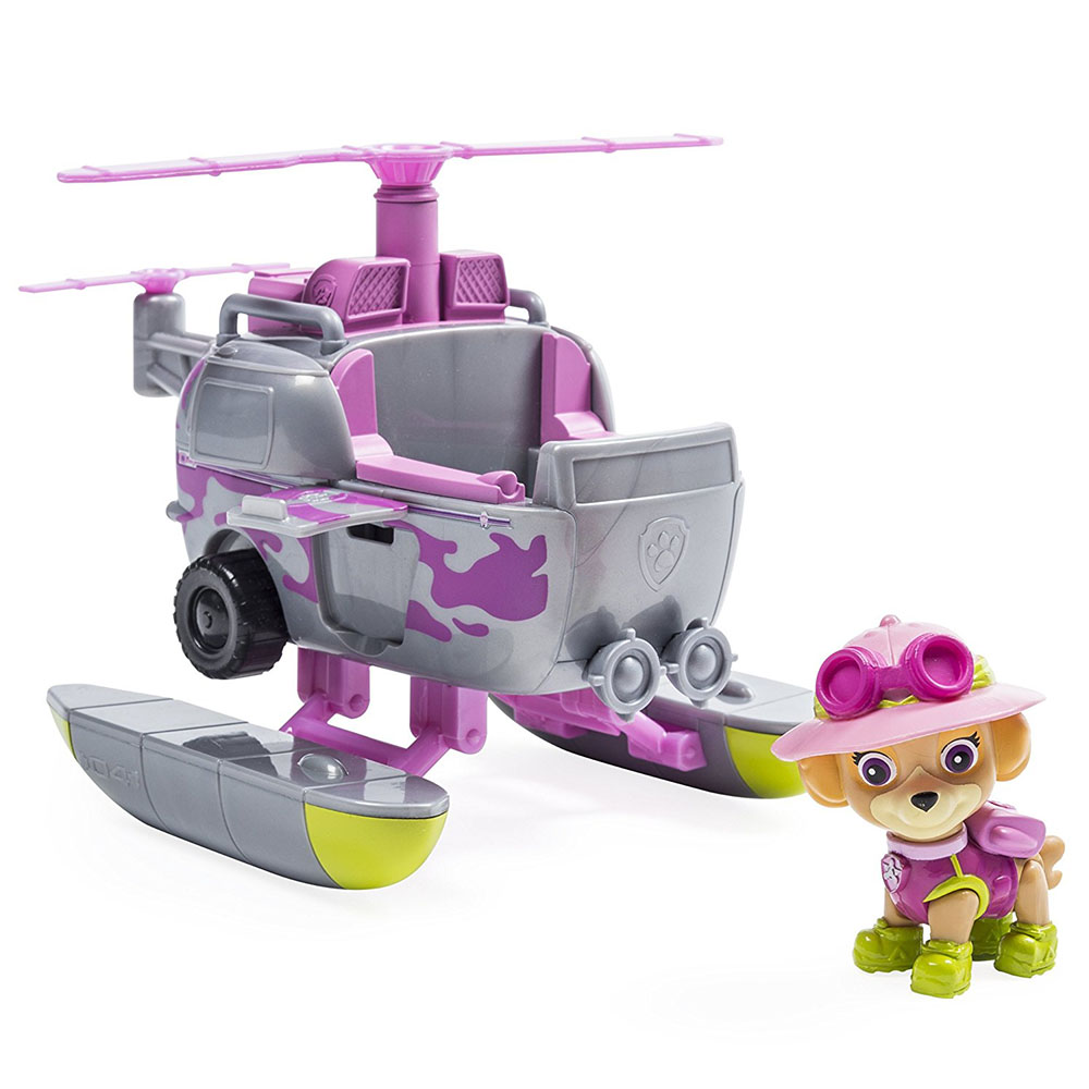 Paw Patrol Jungle Rescue Skye Figür ve Araç Seti
