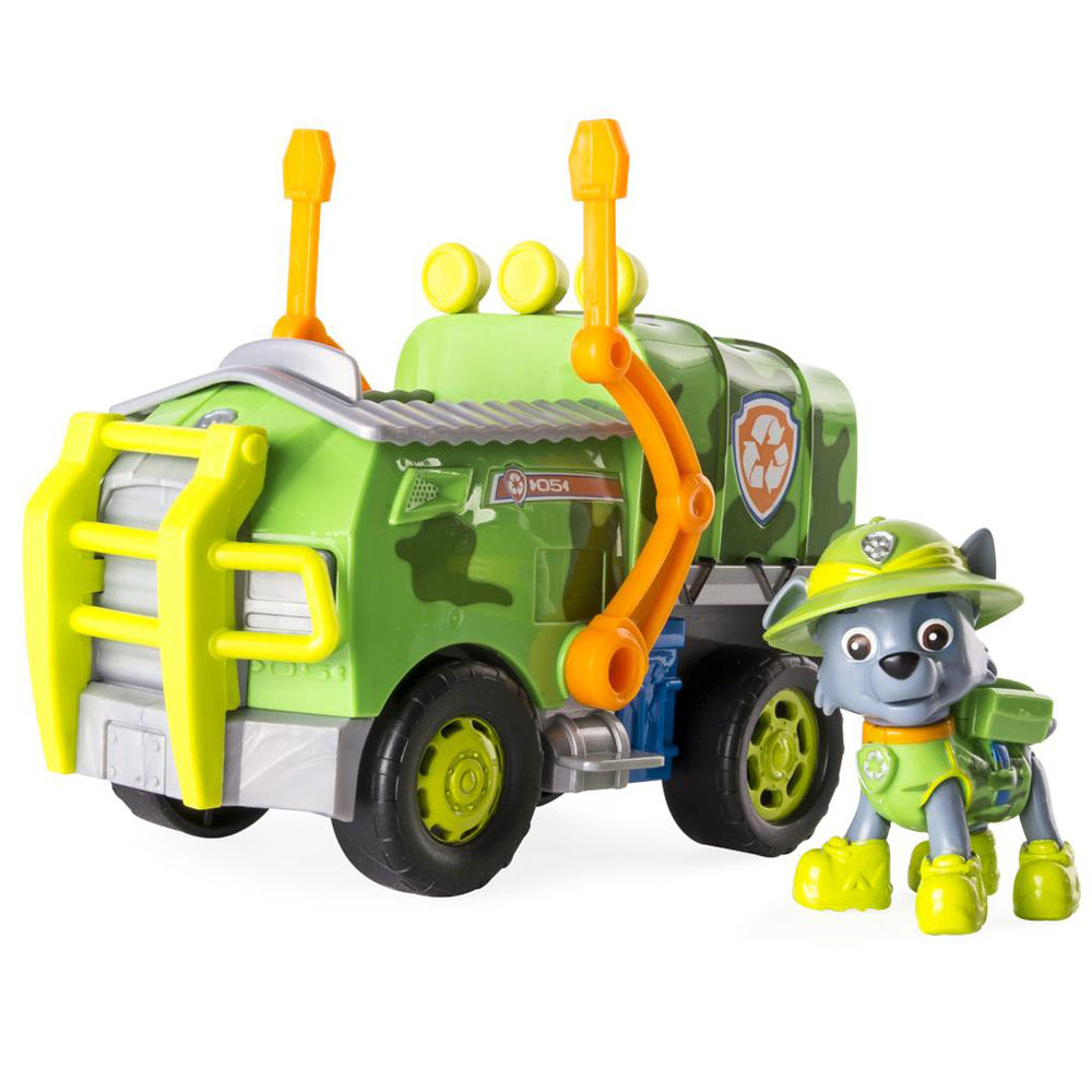 Paw Patrol Jungle Rescue Rocky Figür ve Araç Seti