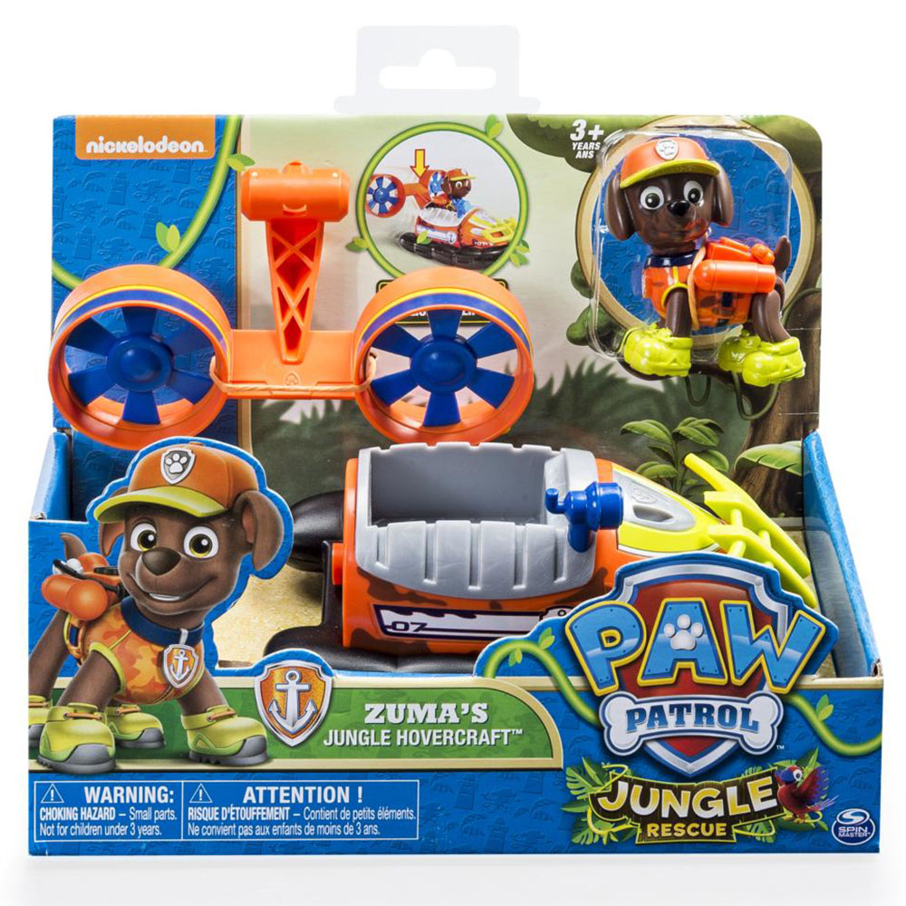 Paw Patrol Jungle Rescue Zuma Figür ve Araç Seti