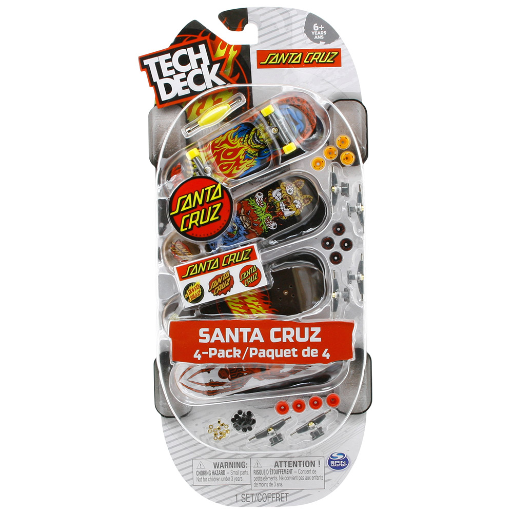 Tech Deck Santa Cruz Dörtlü Paket